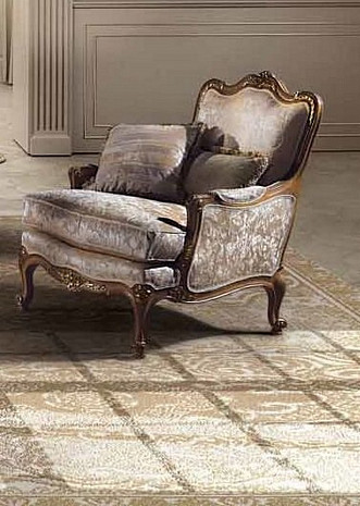 Кресло в гостиную мягкое классическое Luigi XV Giusti фото 1