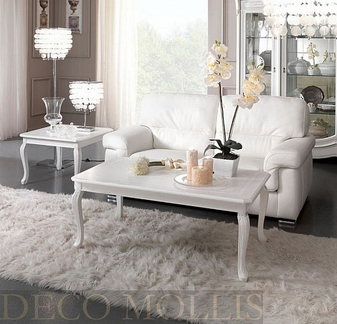 Мебель для гостиной фабрики Prestige из массива белая  фото 2