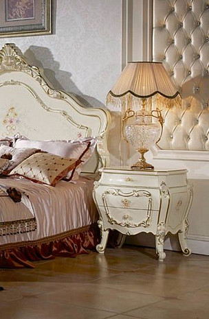 Классическая мебель для спальни белая Донна фото 13