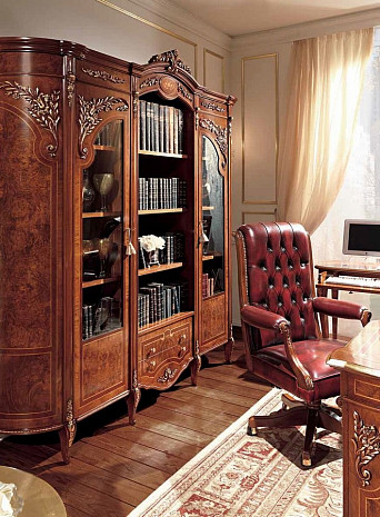 Шкаф книжный в кабинет Reggenza Luxury фото 1