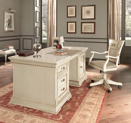 Белое кресло для кабинета Palazzo Ducale фото 2