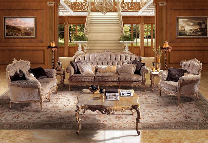 Итальянский диван трехместный Barocco Austen фото 3