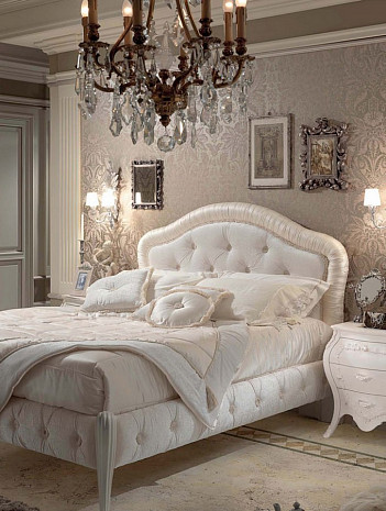 Кровать двуспальная классическая La Belle Epoque с изголовьем Giulia фото 3