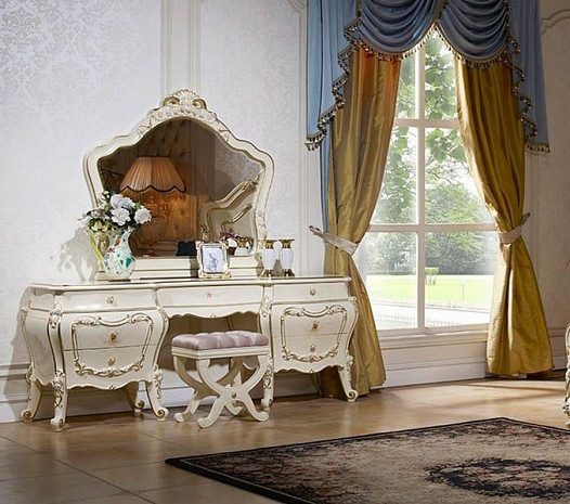 Классическая мебель для спальни белая Донна фото 12