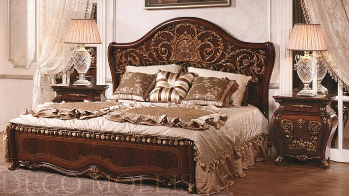 Кровать с красивым изголовьем 180 Магдалена фото 1
