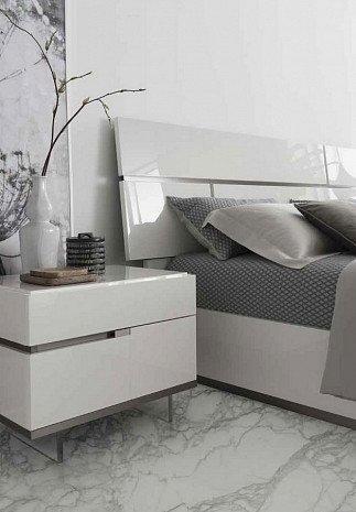 Спальня в современном стиле Artemide белый глянец фото 11