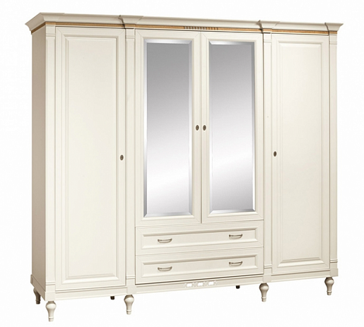 Белая мебель для спальни в классическом стиле Florenzia Taranko фото 14