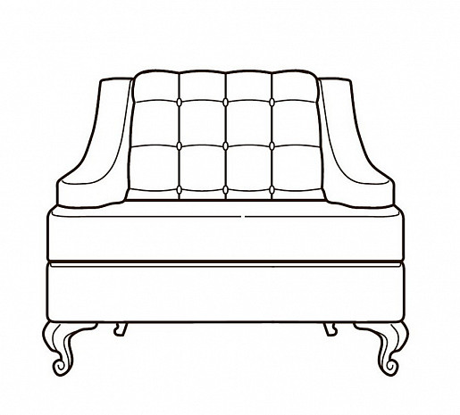 Кресло в гостиную классическое Valpolicella фото 5