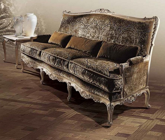 Итальянский диван трехместный Luigi XV Aleardi фото 1
