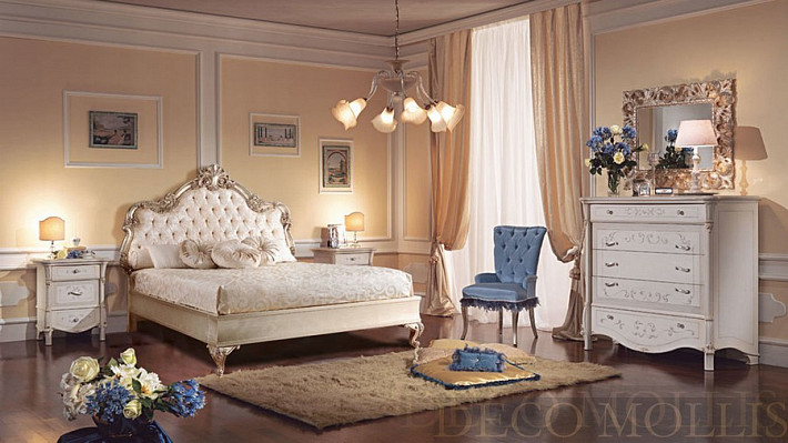 Итальянская спальня белая Prestige фото 11