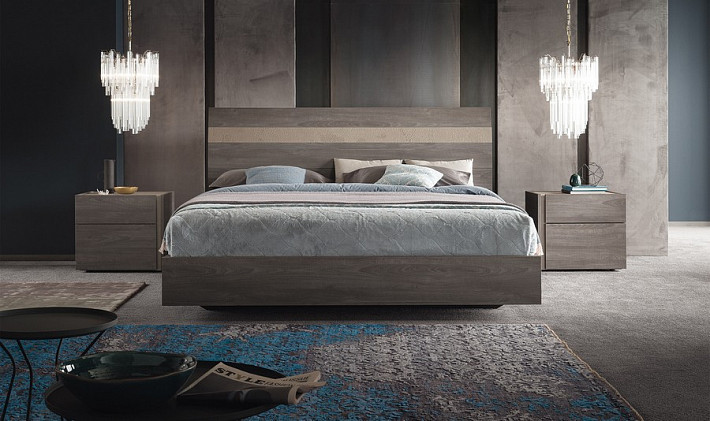 Спальня в современном стиле  Nizza серый шпон  фото 4