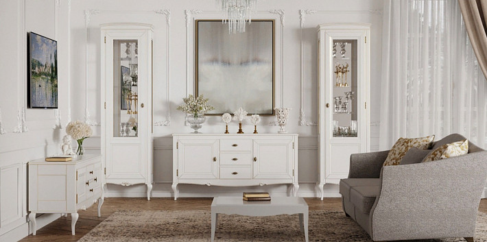 Мебель для гостиной в классическом стиле Лорена фото 4