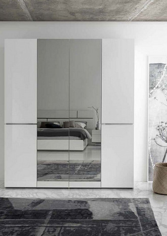 Спальня в современном стиле Artemide белый глянец фото 9