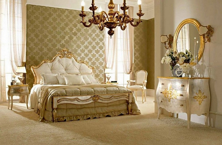 Спальня в классическом стиле светлая Andrea Fanfani фото 1