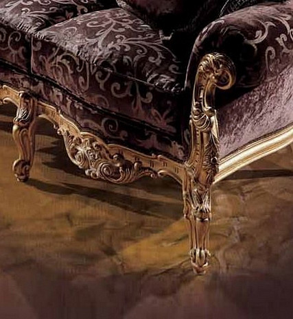 Итальянский диван в гостиную Barocco Berchet фото 2