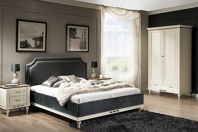 Белая мебель для спальни в классическом стиле Florenzia Taranko фото 2