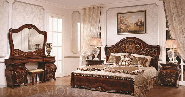 Кровать с красивым изголовьем 180 Магдалена фото 2