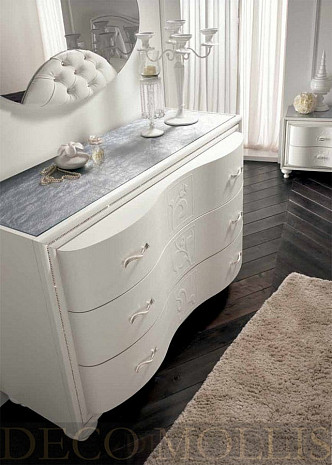 Мебель в спальню классика белая Gioia фото 10