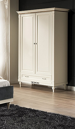 Белая мебель для спальни в классическом стиле Florenzia Taranko фото 11