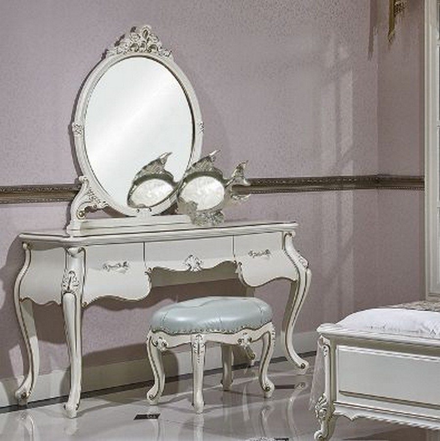 Классическая мебель для спальни белая Иоланта фото 5