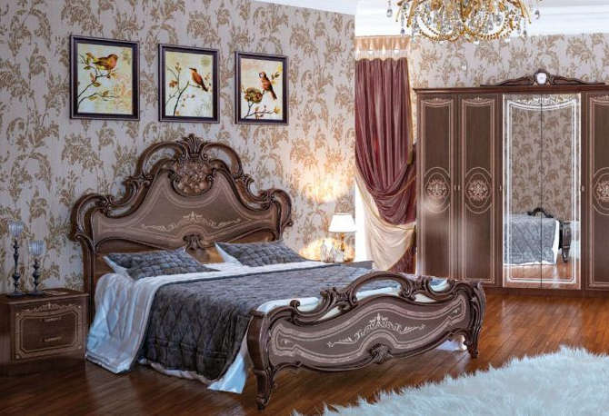 Комплект мебели для спальни Генуя орех фото 2