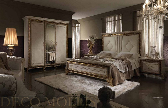 Двуспальная кровать с мягким изголовьем 180 Raffaello фото 2