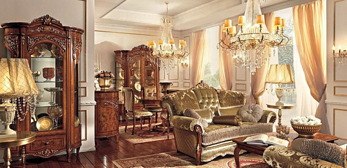 Витрина в гостиную итальянская Reggenza Luxury фото 4