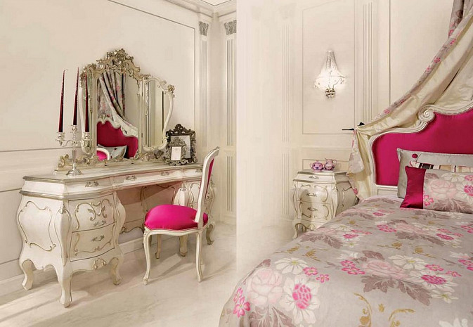Зеркало в спальню итальянское Luigi XV Boito фото 3
