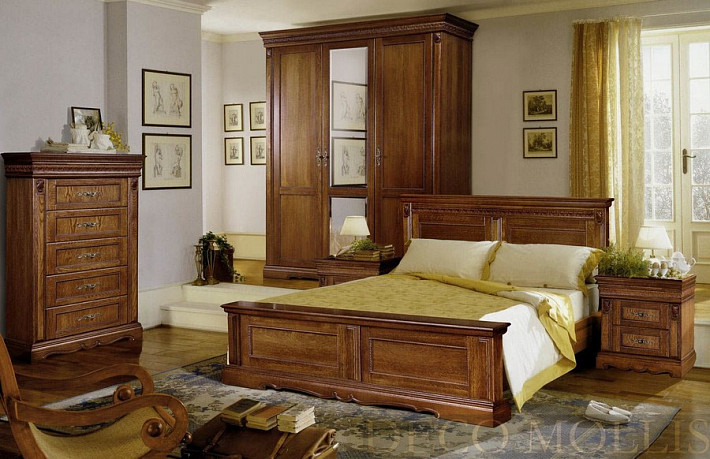 Двуспальная кровать с изножьем 180 Милана фото 2