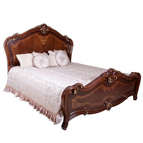 Кровать двуспальная из массива дерева Bellezza фото 1