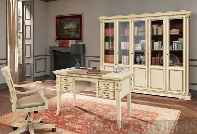 Белый письменный стол с ящиками Palazzo Ducale фото 2