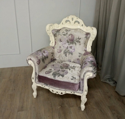 Кресло мягкое в классическом стиле Магнолия фото 3