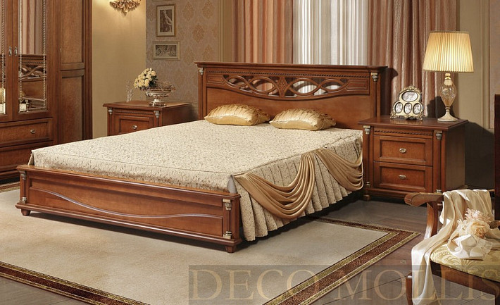 Двуспальная кровать с изголовьем 160 Валенсия фото 1