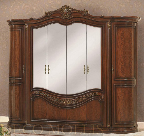 Большой шкаф с зеркалами Эрминия фото 1