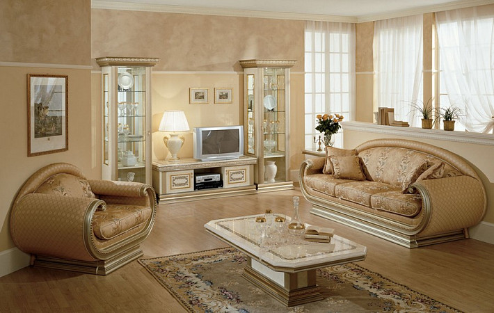 Однодверная витрина Versailles ivory фото 2