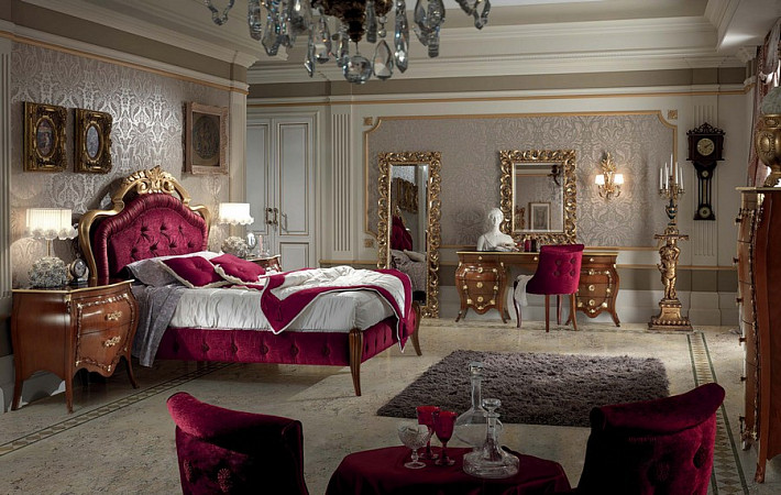 Спальня в классическом стиле La Belle Epoque фото 8