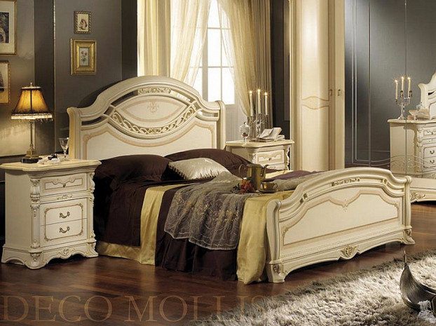 Кровать двуспальная классическая светлая 160 Regina фото 1