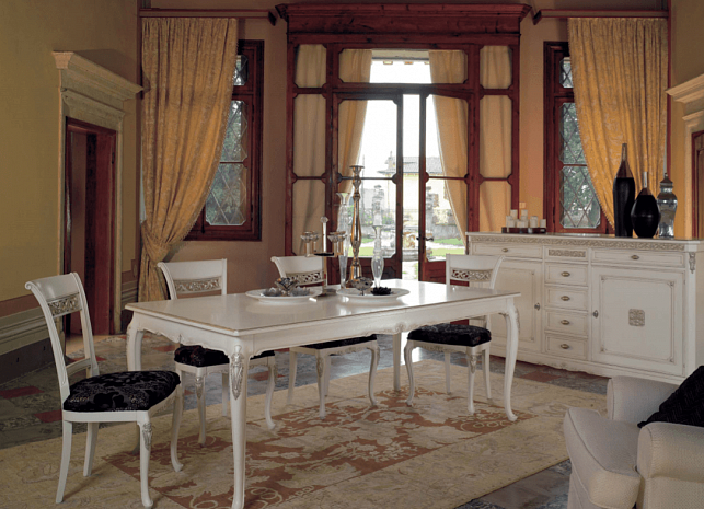 Стол в гостиную прямоугольный Белый Villa Venezia фото 1