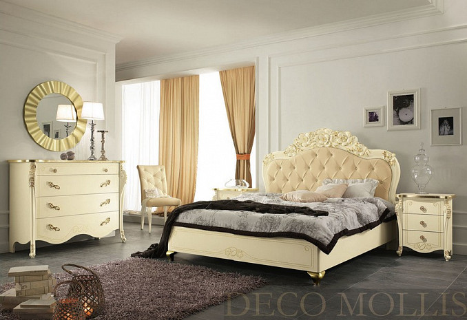 Кровать с золотом 160 Viola фото 4