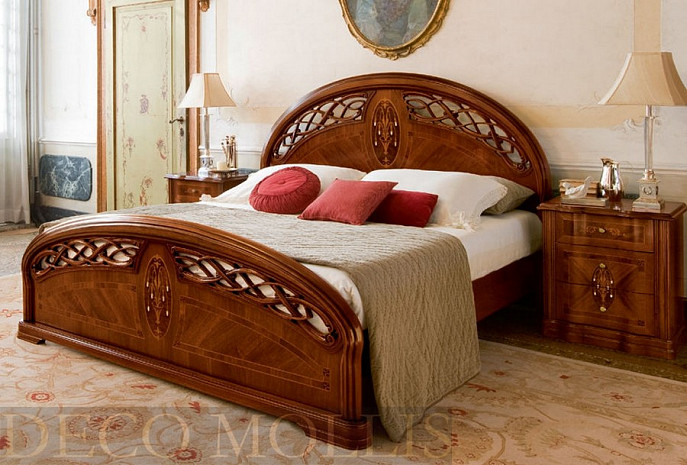 Двуспальная кровать из массива 180 Montenapoleone фото 1