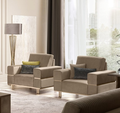 Кресло мягкое современное итальянское Olimpia фото 1