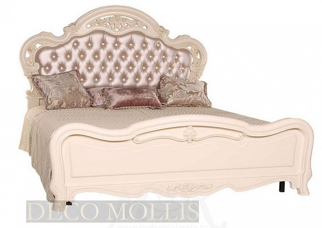 Кровать в цвете слоновая кость Милано фото 3
