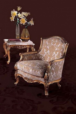 Кресло мягкое классическое Barocco Puskin фото 1