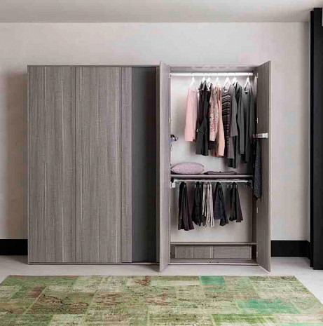 Итальянский шкаф для одежды распашной Futura фото 2