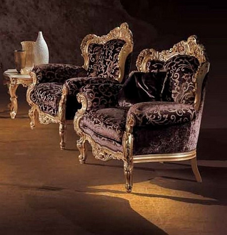 Кресло в гостиную мягкое Barocco Berchet фото 1