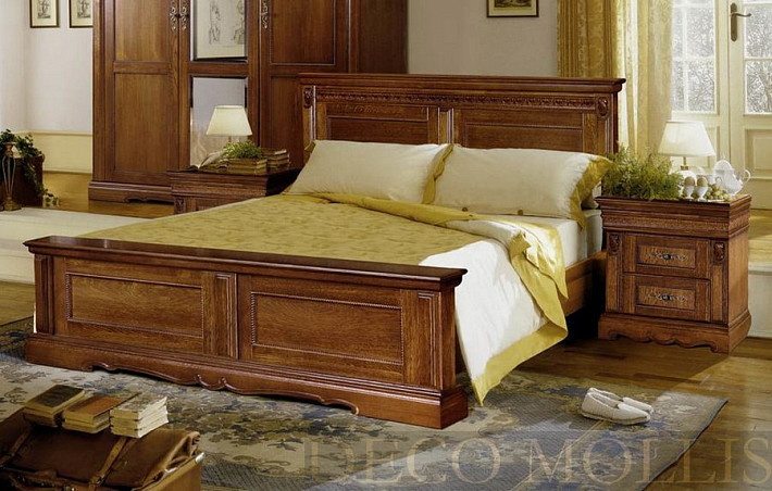 Двуспальная кровать с изножьем 180 Милана фото 1