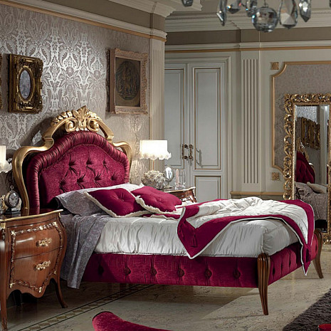 Кровать двуспальная La Belle Epoque с изголовьем Crystall фото 1