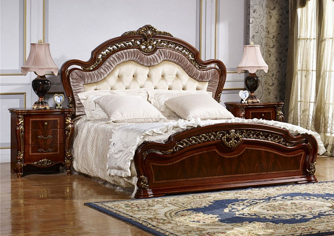 Кровать в спальню классическая Ромео фото 1
