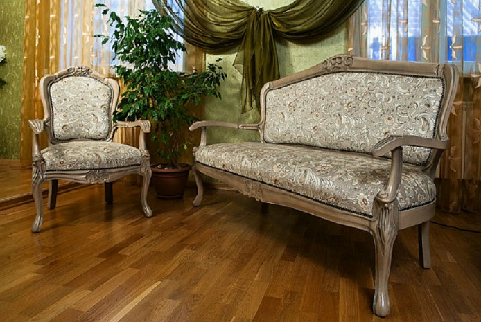 Комплект мягкой мебели в классическом стиле Ника фото 2