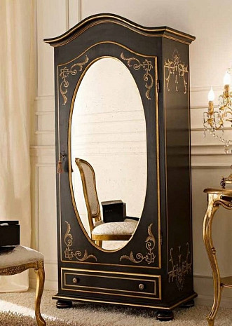 Шкаф в спальню элитный с зеркалом Andrea Fanfani фото 1